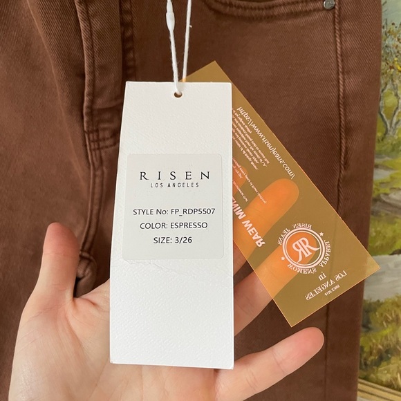 RISEN LOS ANGELES espresso relaxed fit size 3/26 - Picture 4 of 4